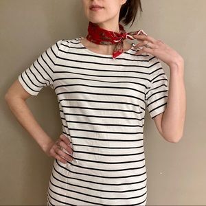 J. Crew Factory Breton Stripe Dress